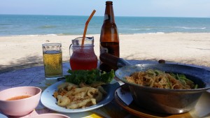 Pran Buri Beach Food