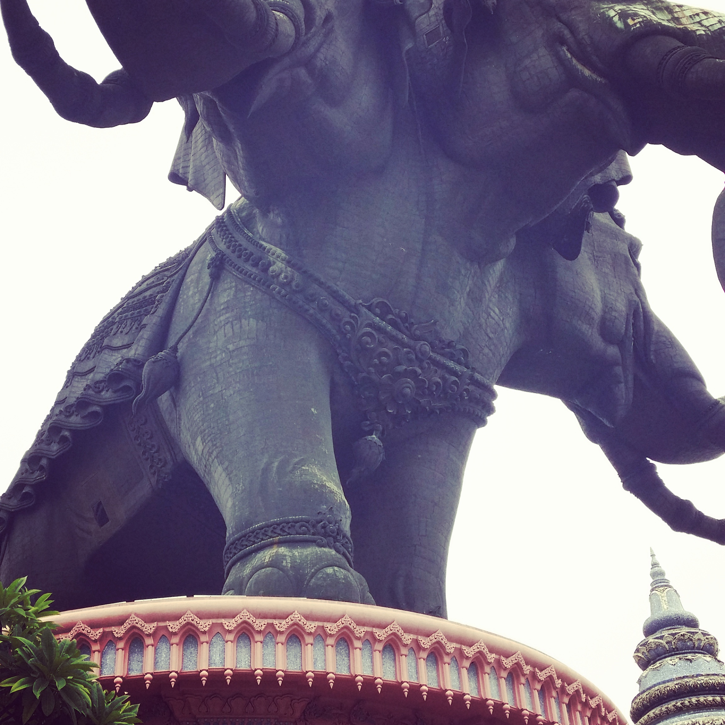 Erawan Museum in Bangkok The Three-Headed Elephant Statue