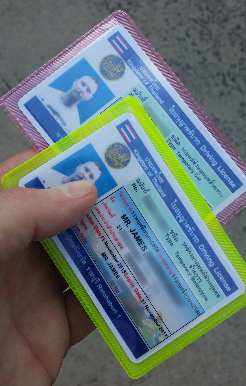Thai Drivers License